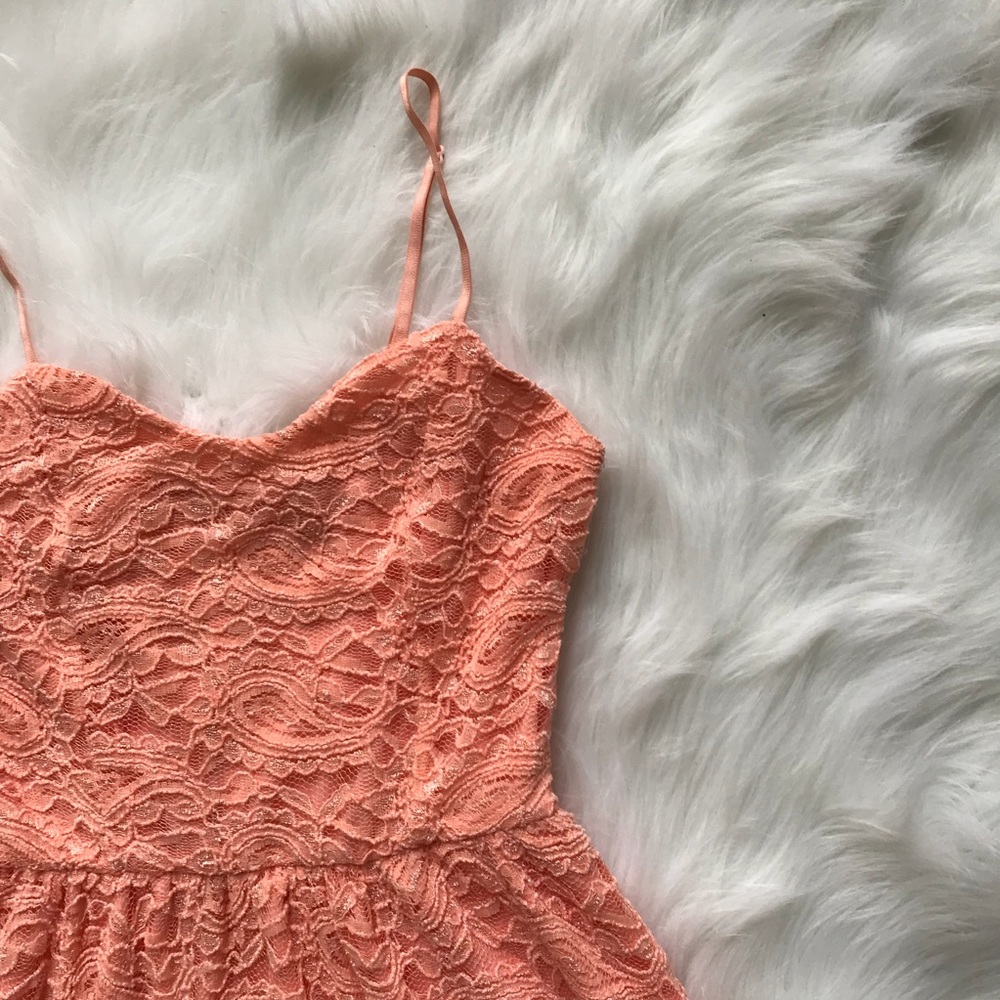 Peach Dress